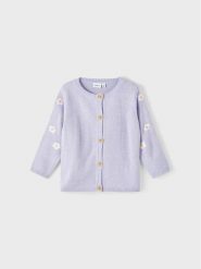 NAME IT Kardigan 13212003 Fioletowy Regular Fit. Fioletowe swetry dziewczęce Name it, bez wzorów, z syntetyku, bez kołnierzyka. Za 239.99 zł.