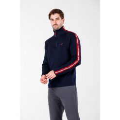 Sweter turystyczny męski Woolona Noyan 100% Merino. Niebieskie swetry męskie WOOLONA, na zimę, m, bez wzorów, bez kołnierzyka. W wyprzedaży za 648.00 zł.
