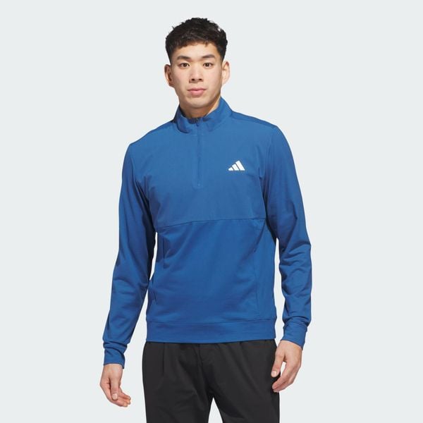 Bluza Ultimate365 Tour Quarter-Zip. Niebieskie bluzy bez kaptura męskie Adidas, s, z materiału. Za 529.00 zł.