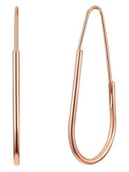 Yokoamii Pozłacane kolczyki rozmiar: onesize. Czerwone kolczyki damskie Yokoamii, metalowe, z zapięciem typu bigiel. Za 34.99 zł.