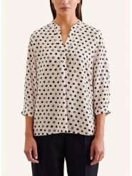Seidensticker Bluzka w kolorze kremowo-czarnym rozmiar: 38. Brązowe bluzki damskie Seidensticker, bez wzorów, z wiskozy, bez kołnierzyka, bez ramiączek. Za 95.92 zł.