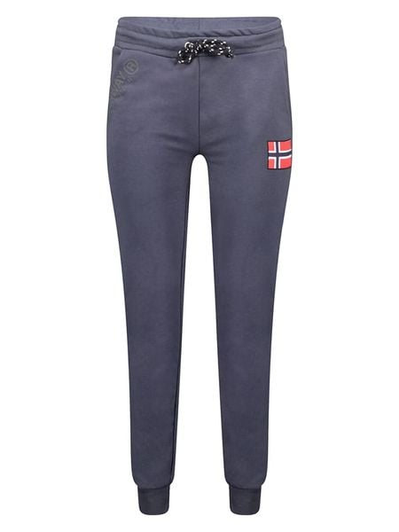Geographical Norway Spodnie dresowe "Monbichon" w kolorze szarym rozmiar: L. Szare spodnie dresowe damskie Geographical Norway, l, bez wzorów, z dresówki. Za 96.45 zł.