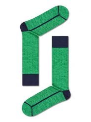 Happy Socks Skarpety "Minimal" w kolorze zielono-granatowym rozmiar: 39-42. Zielone skarpetki męskie Happy Socks, bez wzorów, prążkowane. Za 57.33 zł.