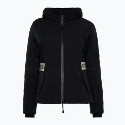 Kurtka narciarska damska EA7 Emporio Armani Kitzbuhel Protectum Thermore. Czarne kurtki narciarskie i snowboardowe damskie EA7 Emporio Armani, l, bez wzorów, z elastanu, bez kaptura, narciarskie. Za 1,999.00 zł.