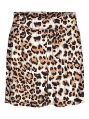 Vero Moda Szorty "Easy" w kolorze biało-jasnobrązowym rozmiar: L. Białe szorty damskie Vero Moda, bez wzorów, z wiskozy, z podwyższonym stanem. Za 80.95 zł.