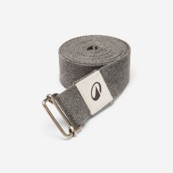 Pasek do jogi Kimjaly 2,5 m. Szare paski męskie KIMJALY, bez wzorów, z bawełny, sportowe. Za 29.99 zł.
