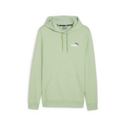 Bluza Sportowa Męska Puma Ess+ 2 Col Small Logo Tr. Zielone bluzy bez kaptura męskie Puma, bez wzorów, sportowe, bez kołnierzyka, bez ramiączek. Za 181.99 zł.