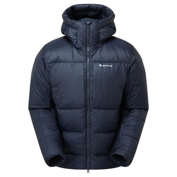 Kurtka z kapturem Montane Kamen XT. Niebieskie kurtki męskie Montane, m, bez wzorów, z nylonu, z kapturem, narciarskie, primaloft. Za 2,065.40 zł.