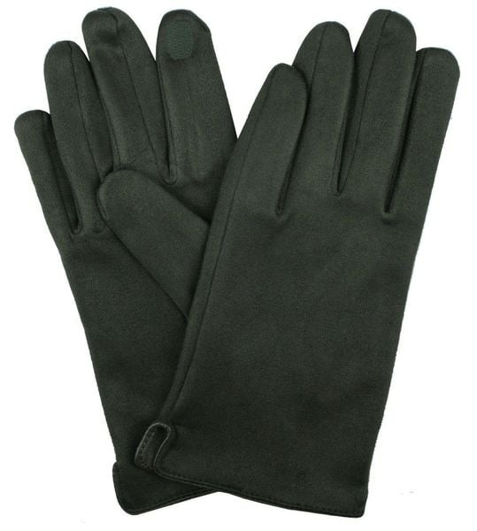 Miękkie i Delikatne Rękawiczki Męskie - Bawełniane - Ciemna Zieleń. Zielone rękawiczki męskie Em men's accessories, na jesień, bez wzorów, z bawełny. Za 99.00 zł.