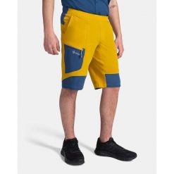 Męskie spodnie outdoor Kilpi BREADY-M. Żółte szorty męskie Kilpi, bez wzorów, z nylonu, sportowe. Za 174.18 zł.