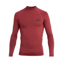 Koszulka surfingowa z długim rękawem UPF 50 dla Mężczyzn EVERYDAY Czerwony. Czerwone koszulki męskie z długim rękawem Quiksilver, m, z elastanu. Za 149.99 zł.