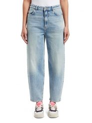 Scotch & Soda Dżinsy - Mom fit - w kolorze błękitnym rozmiar: W27/L32. Niebieskie jeansy damskie Scotch & Soda, z podwyższonym stanem. Za 127.35 zł.