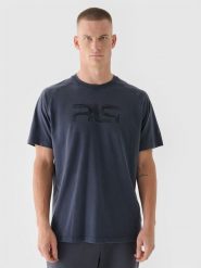 4F T-shirt oversize męski 4F x Robert Lewandowski - szary XXL. Szare t-shirty męskie 4f, m, bez wzorów, z bawełny, bez kołnierzyka. W wyprzedaży za 59.99 zł.