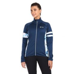 Bluza damska Kilpi Junie. Niebieskie bluzy z kapturem damskie Kilpi, s, ze lnu. Za 215.49 zł.