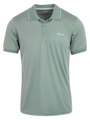 Regatta Funkcyjna koszulka polo "Remex II" w kolorze zielonym rozmiar: L. Zielone koszulki polo męskie Regatta, l, bez wzorów, z materiału, bez ramiączek. Za 56.66 zł.
