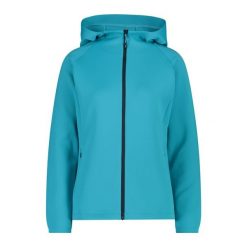 Bluza damska turystyczna CMP 32C8386. Niebieskie bluzy bez kaptura damskie CMP, l. W wyprzedaży za 209.99 zł.