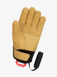Rękawiczki damskie Salewa Ortles AM Leather Gloves. Brązowe rękawiczki damskie Salewa, na zimę, bez wzorów, z neoprenu. Za 397.40 zł.