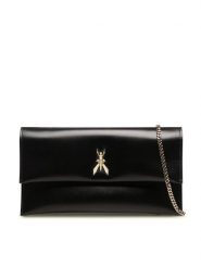 Patrizia Pepe Torebka CB5460/L011-K118 Czarny. Czarne torebki klasyczne damskie Patrizia Pepe, bez wzorów, ze skóry, bez dodatków. Za 549.99 zł.