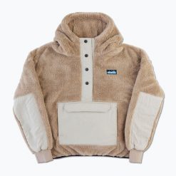 Bluza polarowa damska KAVU Moon Ridge. Brązowe bluzy bez kaptura damskie KAVU, z polaru. Za 389.99 zł.