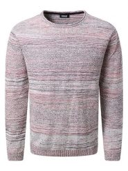 Pioneer Sweter w kolorze jasnoróżowym rozmiar: M. Różowe swetry męskie Pioneer, m, bez wzorów, z bawełny, bez kołnierzyka. Za 124.45 zł.