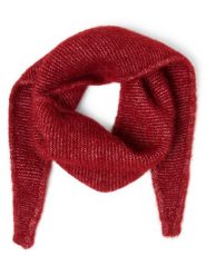 Samsøe Samsøe szalik z dzianiny z zawartością alpaki i merynosów - Sanor Kobiety Wełna merino czerwony, ONE SIZE. Czerwone szaliki i kominy damskie Samsoe & Samsoe, bez wzorów, z dzianiny. Za 199.95 zł.