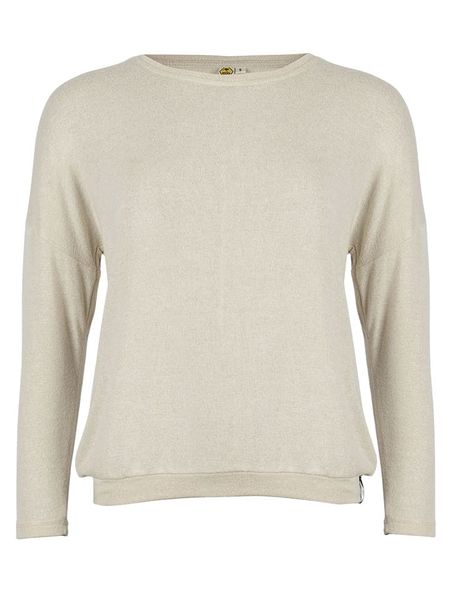 Roadsign Koszulka w kolorze beżowym rozmiar: L. Brązowe bluzki damskie Roadsign, l, bez wzorów, bez kołnierzyka, bez ramiączek. Za 69.99 zł.