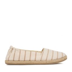 Espadryle JENNY. Brązowe espadryle damskie Jenny, bez wzorów, bez obcasa. Za 59.99 zł.
