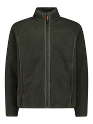 CMP Kurtka polarowa w kolorze zielonym rozmiar: 58. Zielone kurtki męskie CMP, bez wzorów, z materiału, bez kaptura. Za 165.71 zł.