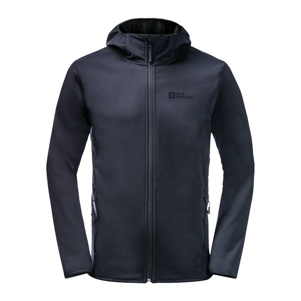 Kurtka softshell męska Jack Wolfskin Bornberg Hoody. Niebieskie kurtki męskie Jack Wolfskin, m, bez wzorów, z softshellu, bez kaptura. Za 547.85 zł.