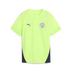 Młodzieżowa koszulka treningowa Manchester City PUMA. Niebieskia bluzki damskie Puma, l, bez wzorów, bez kołnierzyka. Za 199.00 zł.