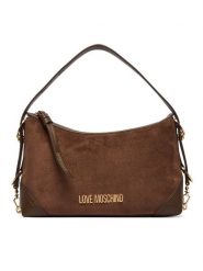 LOVE MOSCHINO Torebka JC4091PP1PLD130A Brązowy. Brązowe torebki klasyczne damskie Love Moschino, bez wzorów, ze skóry, bez dodatków. Za 879.99 zł.