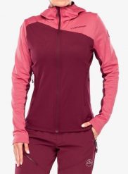 Bluza z kapturem damska La Sportiva Cosmic Thermal Hoody. Czerwone bluzy z kapturem damskie La Sportiva, xs, z materiału. Za 576.39 zł.