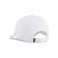 Czapka z daszkiem z naszywką z logo No. 1 ESS PUMA White. Białe czapki męskie Puma, z aplikacjami, sportowe. Za 69.99 zł.