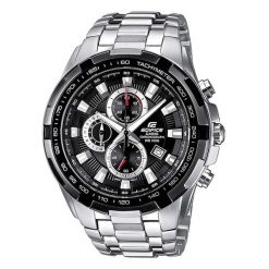Zegarek męski Casio EF-539D-1AVEF, Quartz, 47mm, 10ATM. Czarne zegarki męskie Casio. Za 596.20 zł.
