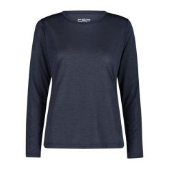 Koszulka damska turystyczna CMP 35N5566. Niebieskie t-shirty damskie CMP, s, bez wzorów, bez kołnierzyka. Za 192.00 zł.
