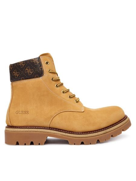 Guess Trapery FMFSIR LEA10 Beżowy. Brązowe buty zimowe męskie Guess, z nubiku, bez zapięcia. Za 759.99 zł.