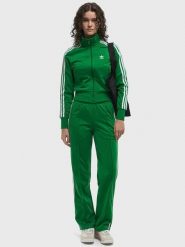 Adidas Bluza "Firebird" w kolorze zielonym rozmiar: XS. Zielone bluzy bez kaptura damskie Adidas, xs. Za 131.74 zł.