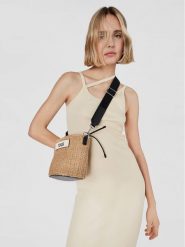 TOUS Torebka Saca Scoubidou 2001854651 Beżowy. Brązowe torebki klasyczne damskie Tous, bez wzorów, z syntetyku, bez dodatków. Za 799.99 zł.