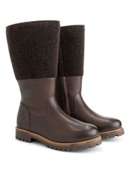 TRAVELIN' Skórzane kozaki "Lagen" w kolorze brązowym rozmiar: 41. Brązowe buty zimowe męskie Travelin', z materiału, bez zapięcia. Za 523.38 zł.