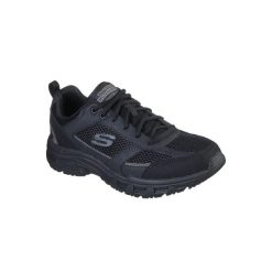 Buty sportowe Sneakersy męskie, Skechers Oak Canyon-Verketta. Czarne buty sportowe na co dzień męskie Skechers, z gumy, bez zapięcia, trekkingowe. Za 259.99 zł.