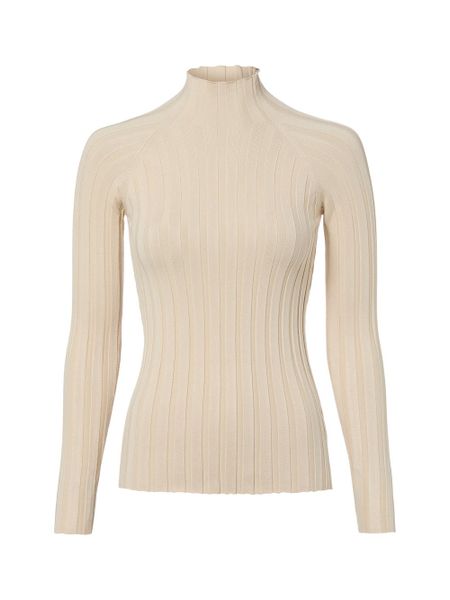 Marie Lund dzianinowa koszulka z długim rękawem Kobiety beżowy, L. Brązowe t-shirty damskie Marie Lund, l, bez wzorów, z dzianiny, bez kołnierzyka. Za 199.95 zł.