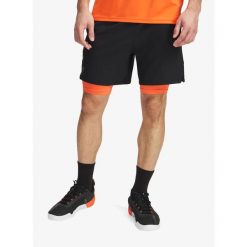 Spodenki męskie Under Armour UA Vanish Woven 2in1 Sts. Czarne szorty męskie Under Armour, l, na fitness i siłownię. Za 167.99 zł.