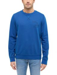 Męska Bluza Nierozpinana Mustang Style Clio Navy Peony 1016260 5445. Niebieskie bluzy bez kaptura męskie Mustang, m. Za 149.99 zł.