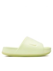 Nike Klapki Calm Slide DX4816 702 Zielony. Zielone klapki damskie Nike, bez wzorów, z tworzywa sztucznego, bez obcasa. Za 189.99 zł.
