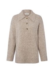 EDITED sweter z dzianiny z zawartością wełny - Laiani Jumper Kobiety Sztuczne włókno brązowy, 36. Brązowe swetry klasyczne damskie Edited, z dzianiny, bez kołnierzyka. Za 279.95 zł.