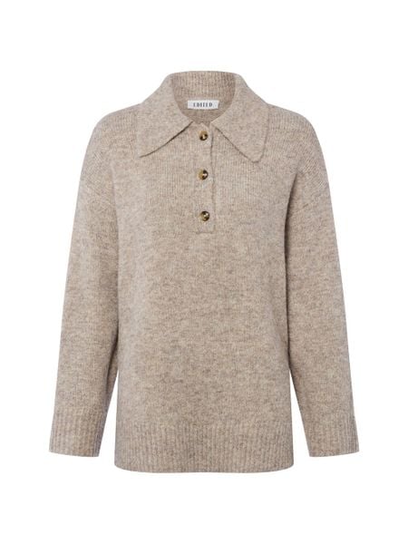 EDITED sweter z dzianiny z zawartością wełny - Laiani Jumper Kobiety Sztuczne włókno brązowy, 36. Brązowe swetry klasyczne damskie Edited, z dzianiny, bez kołnierzyka. Za 279.95 zł.