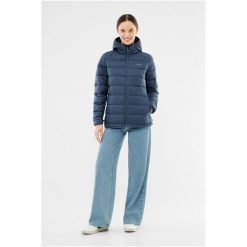 Kurtka puchowa damska VIKING Rovi. Niebieskie kurtki damskie VIKING, bez wzorów, z puchu, bez kaptura. Za 779.90 zł.