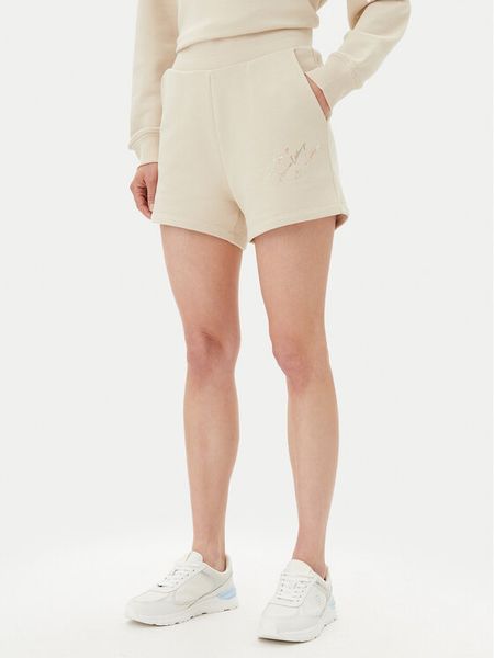 Armani Exchange Szorty sportowe XW000598 AF11852 U1092 Beżowy Regular Fit. Brązowe spodenki sportowe damskie Armani Exchange, xs, z bawełny. Za 449.99 zł.