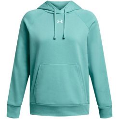 Bluza Z Kapturem Damska Polar Rival. Zielone bluzy z kapturem damskie Under Armour, l, z polaru. Za 336.99 zł.