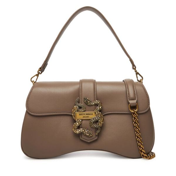 Torebka Just Cavalli. Brązowe torebki klasyczne damskie Just Cavalli, bez wzorów, bez dodatków. Za 759.99 zł.